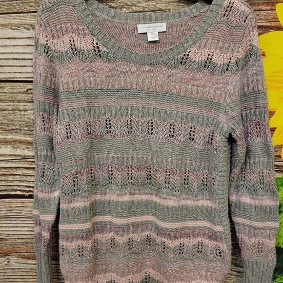 Christopher Banks  Long Sleeve Knitted Pullover Sweater MP  Pre-owned - Picture 1 of 5